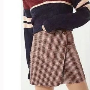 UO Plaid Wrap Skirt